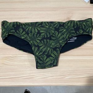 Tropical cheeky bikini bottom sz M